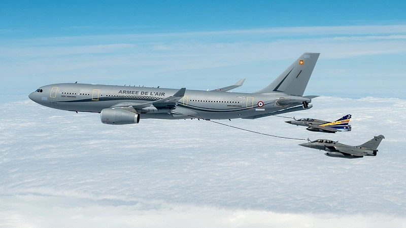 A330 MRTT Phénix de l'armée de l'Air et de l'Espace en opération de ravitaillement en vol